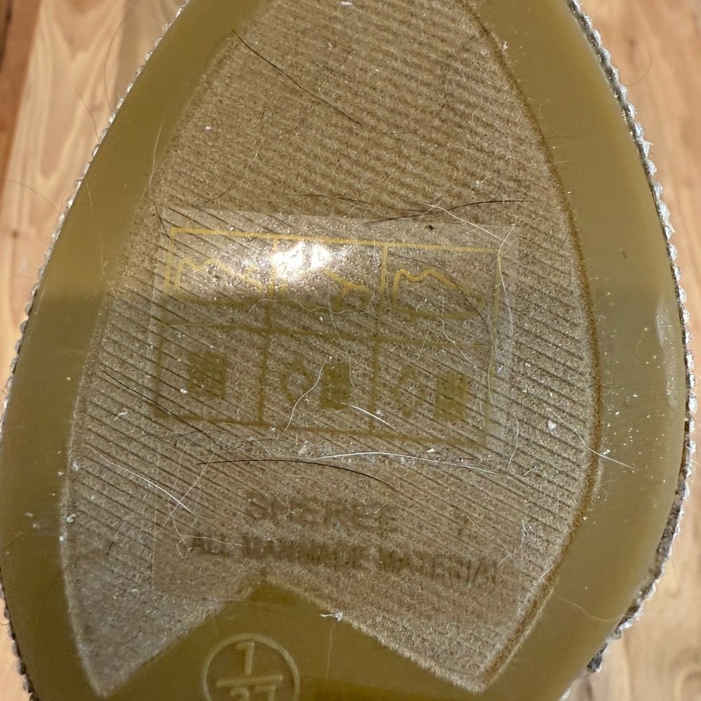 Lulus Silver Rhinestone Platform Heels Size 7 - image 5